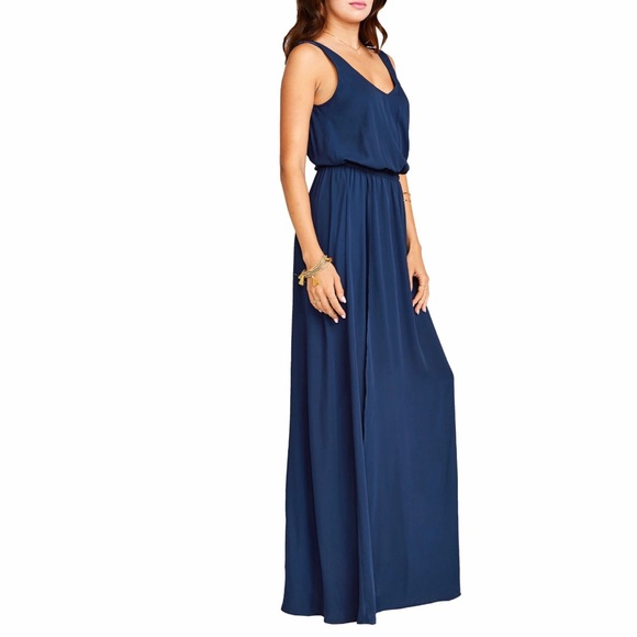 # Show Me Your MuMu Kendall Soft V Back A Line Dress - Picture 3 of 11